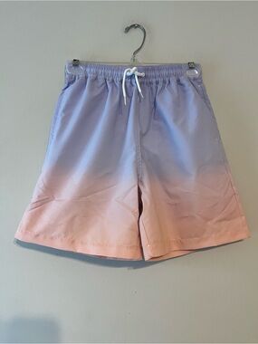 Kids Ombre Ombré Swim Trunks with Drawstring size 10-11
